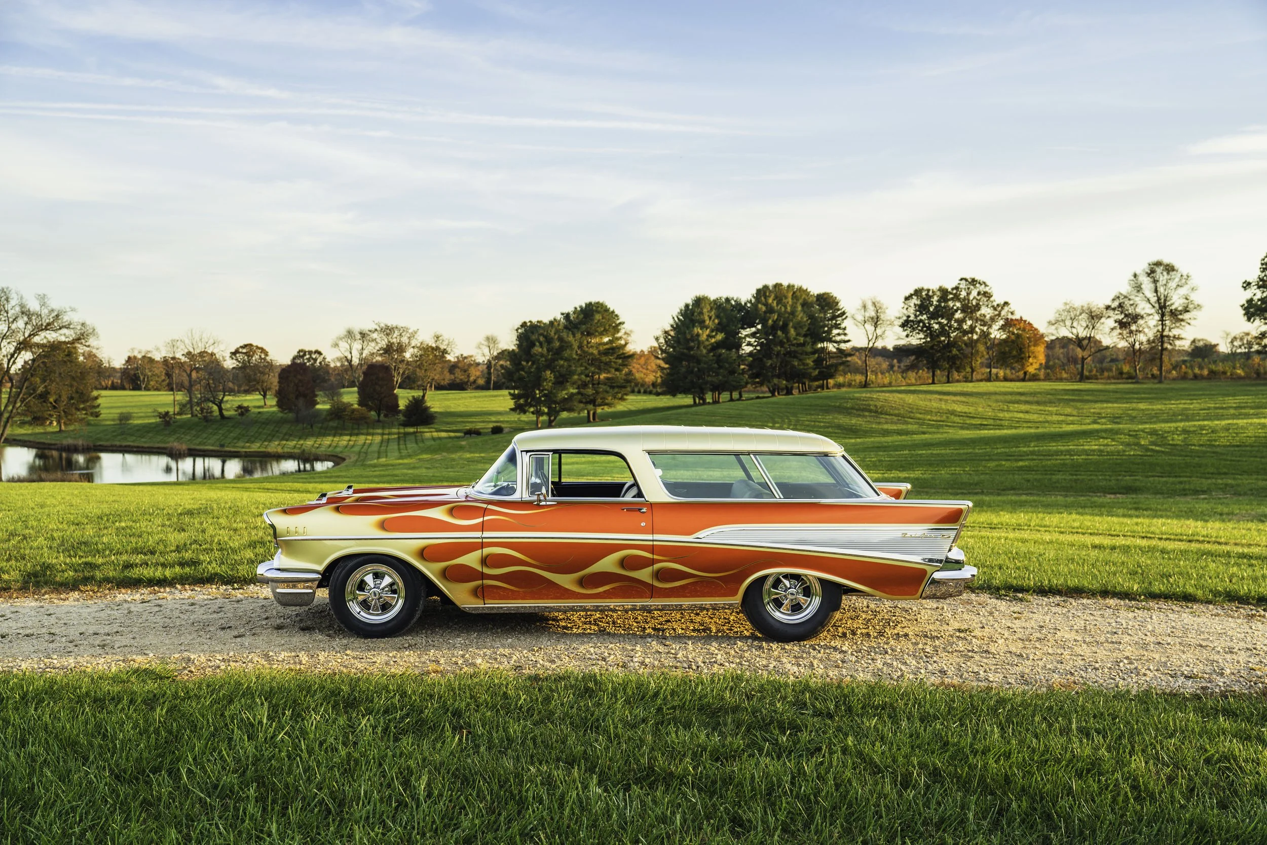 1957 Chevrolet Nomad - Orange 8518 — Callaway Classics - Classic